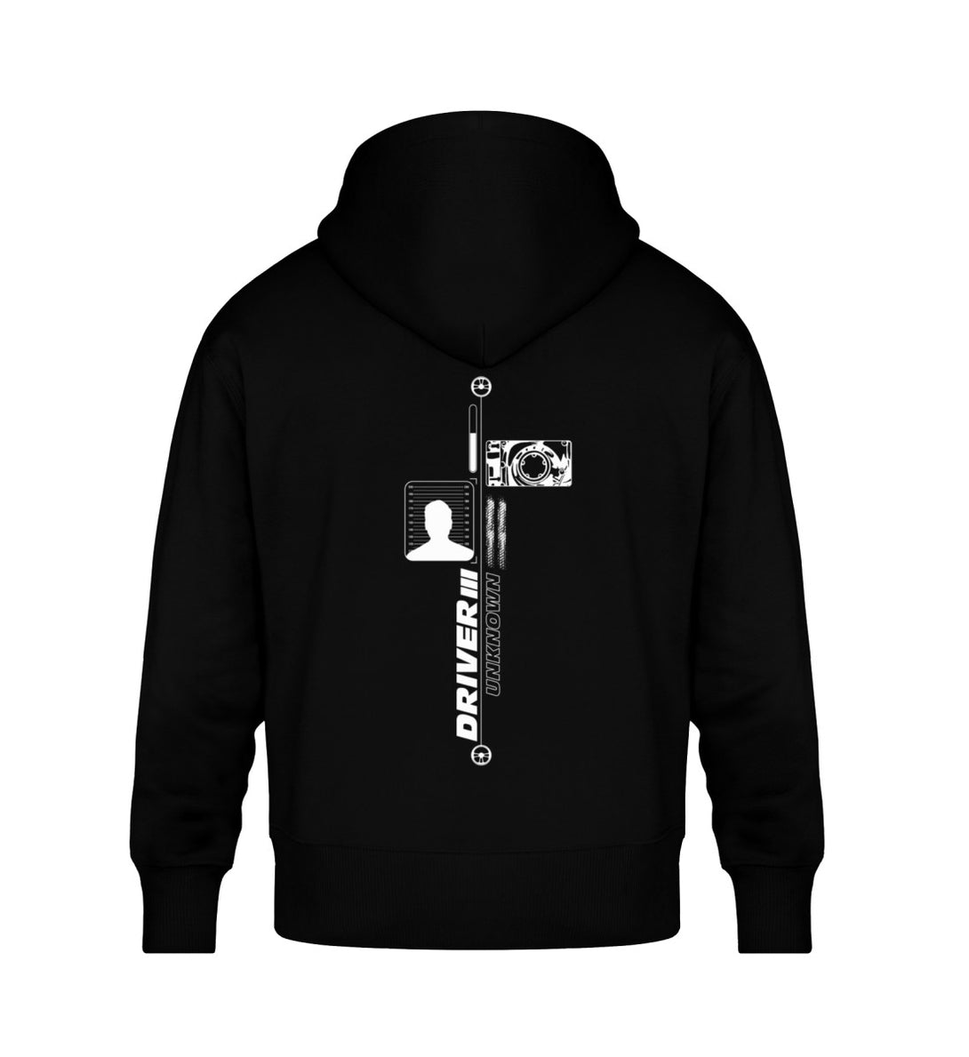 Unknown Driver | Oversized Hoodie | Backprint - Tuningmaniac