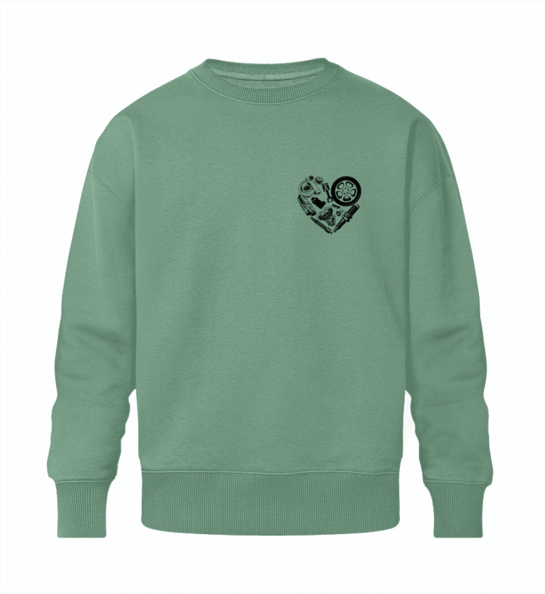 Tuning Heart | Oversized Sweatshirt - Tuningmaniac