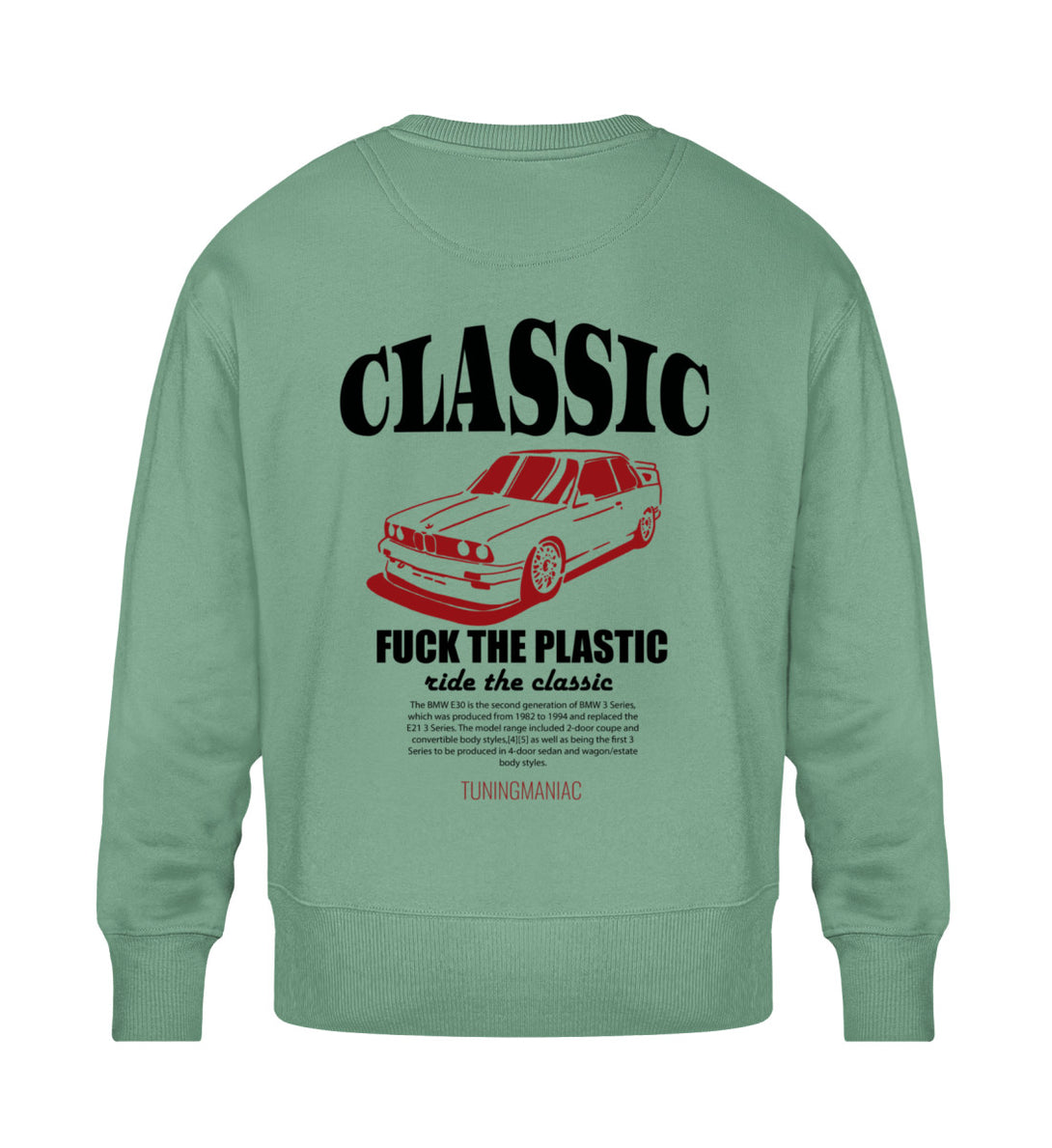 Ride Classic | Oversized Sweatshirt | Backprint - Tuningmaniac