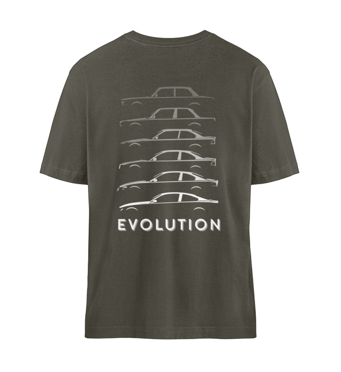 BMW Evolution | T-Shirt | Relaxed Fit | Backprint - Tuningmaniac