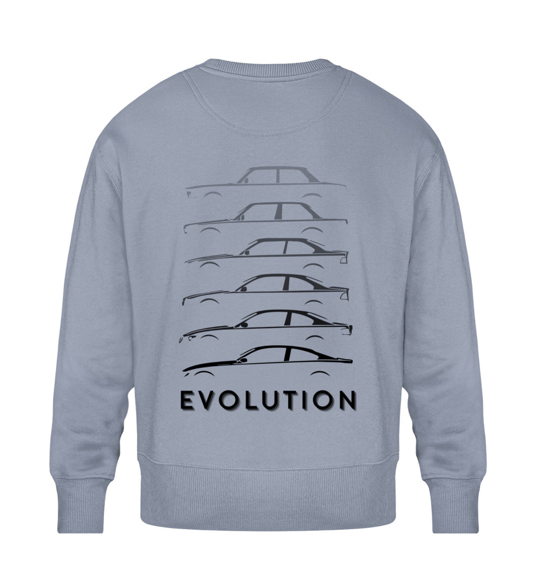 BMW Evolution | Oversized Sweatshirt | Backprint - Tuningmaniac