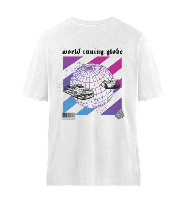 Tuning globe | T-Shirt | Relaxed Fit | Backprint - Tuningmaniac